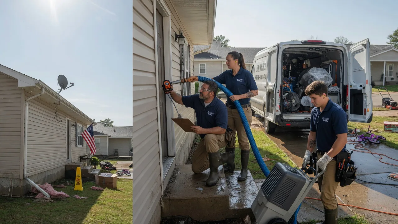 Ceiling Water Damage Restoration in Belmont, MS near me